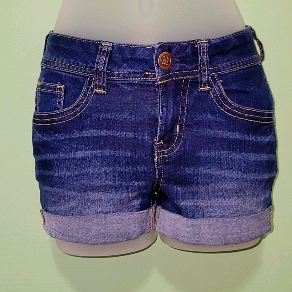 No Boundaries Blue Jean Shorts